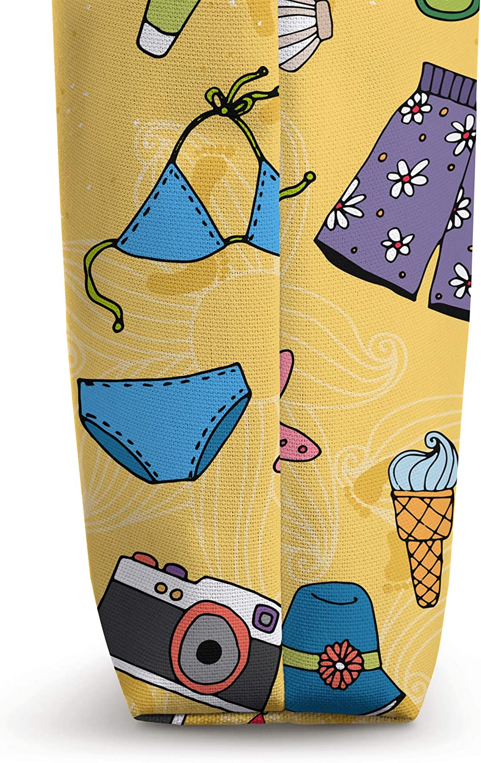 Summer "Cute Beach Items" Graphic Tote