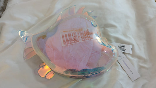 Stoney Clover x Disney Princess Little Mermaid Flounder Iridescent Pouch